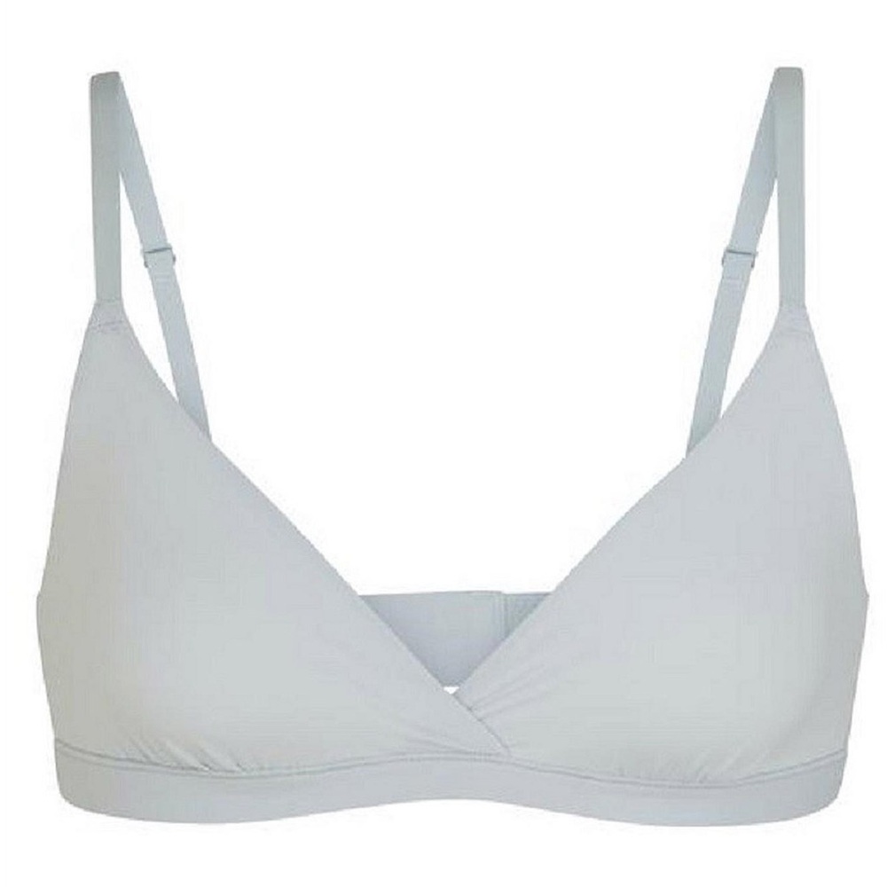 3X Skims FITS EVERYBODY CROSSOVER BRALETTE  MOONSTONE ( light blue grey )